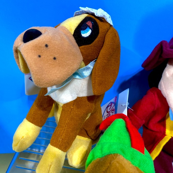 DISNEY EXCLUSIVE NWT VTG 90s PETER PAN RETIRED BEAN BAG PLUSH COMPLETE SET OF 5 - Picture 12 of 16